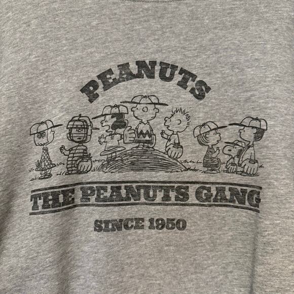 Uniqlo Peanuts Gray Sweatshirt Women's size XS - Picture 3 of 8